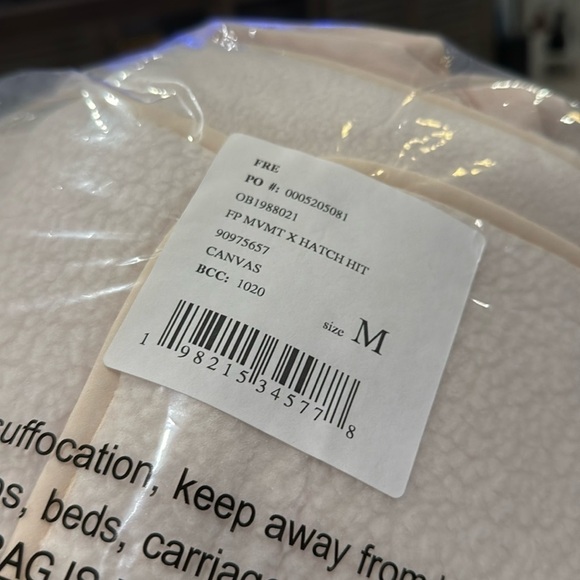 Free People Movement X Hatch Hit The Slopes Jacket Fleece Canvas NEW OB1988021 - Picture 10 of 14